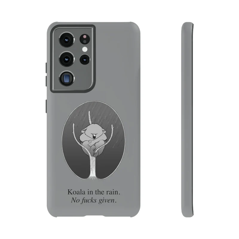 Koala in the Rain Tough Case