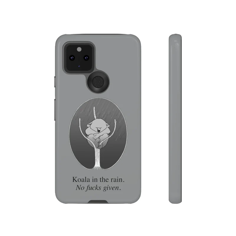Koala in the Rain Tough Case