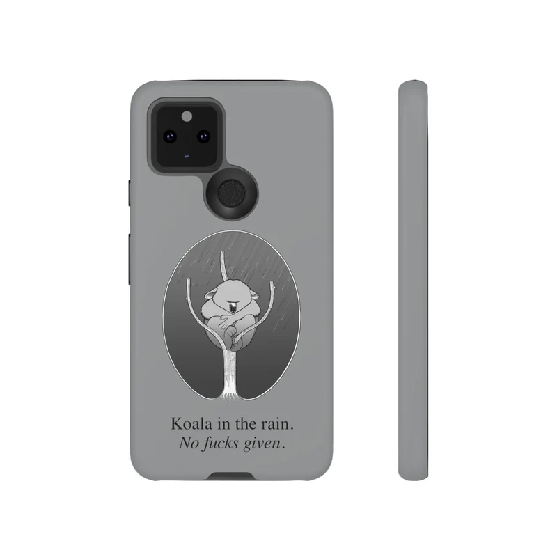 Koala in the Rain Tough Case