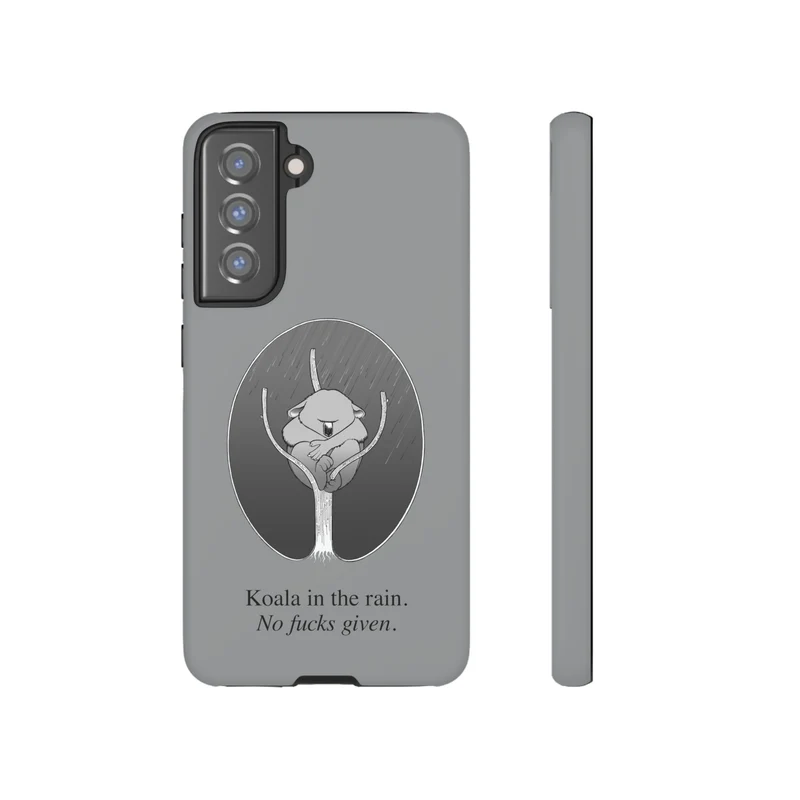 Koala in the Rain Tough Case