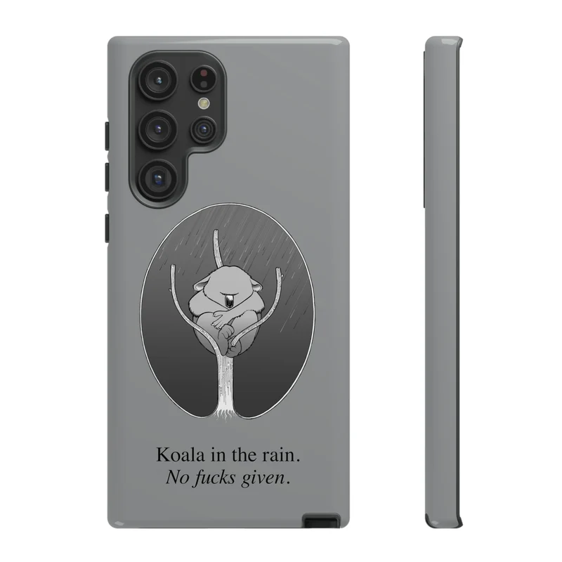 Koala in the Rain Tough Case