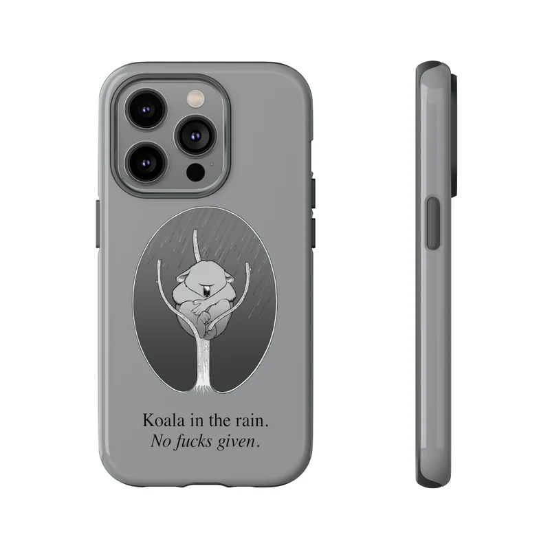Koala in the Rain Tough Case