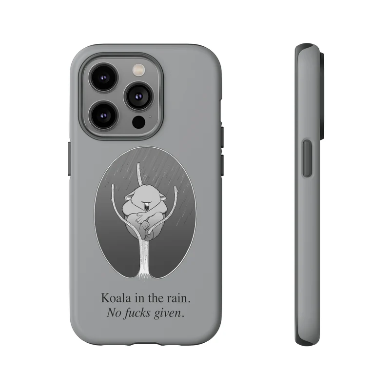 Koala in the Rain Tough Case