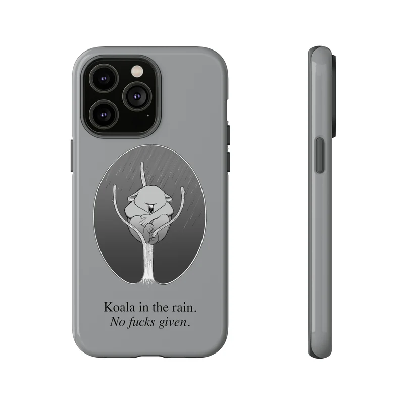 Koala in the Rain Tough Case