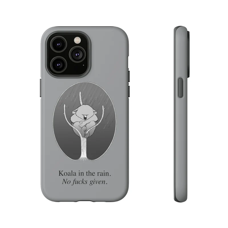 Koala in the Rain Tough Case