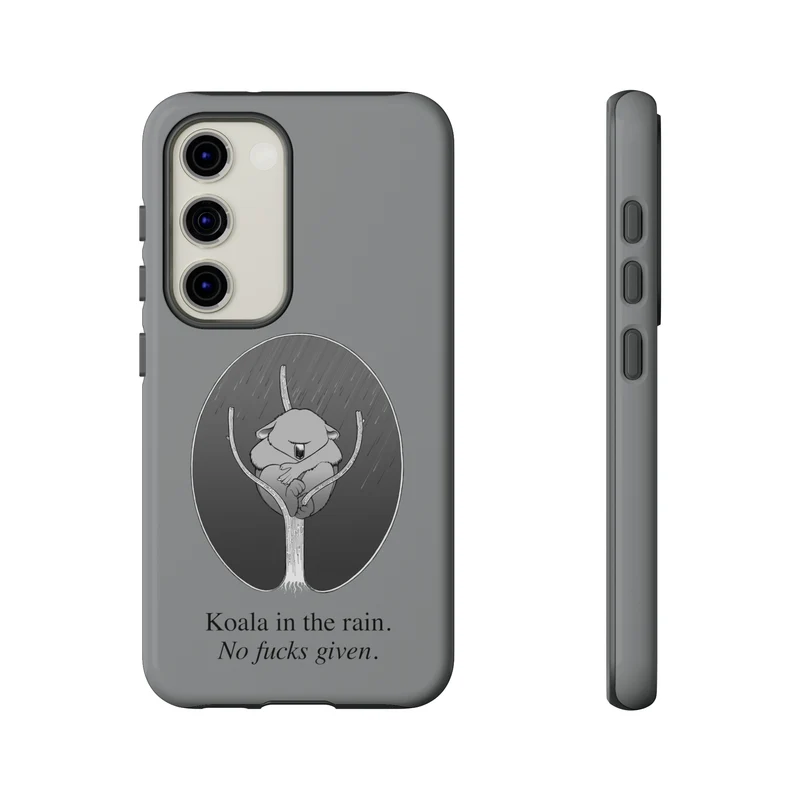 Koala in the Rain Tough Case