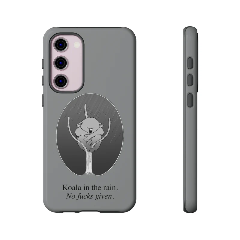 Koala in the Rain Tough Case