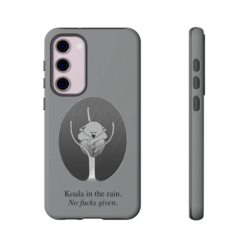 Koala in the Rain Tough Case