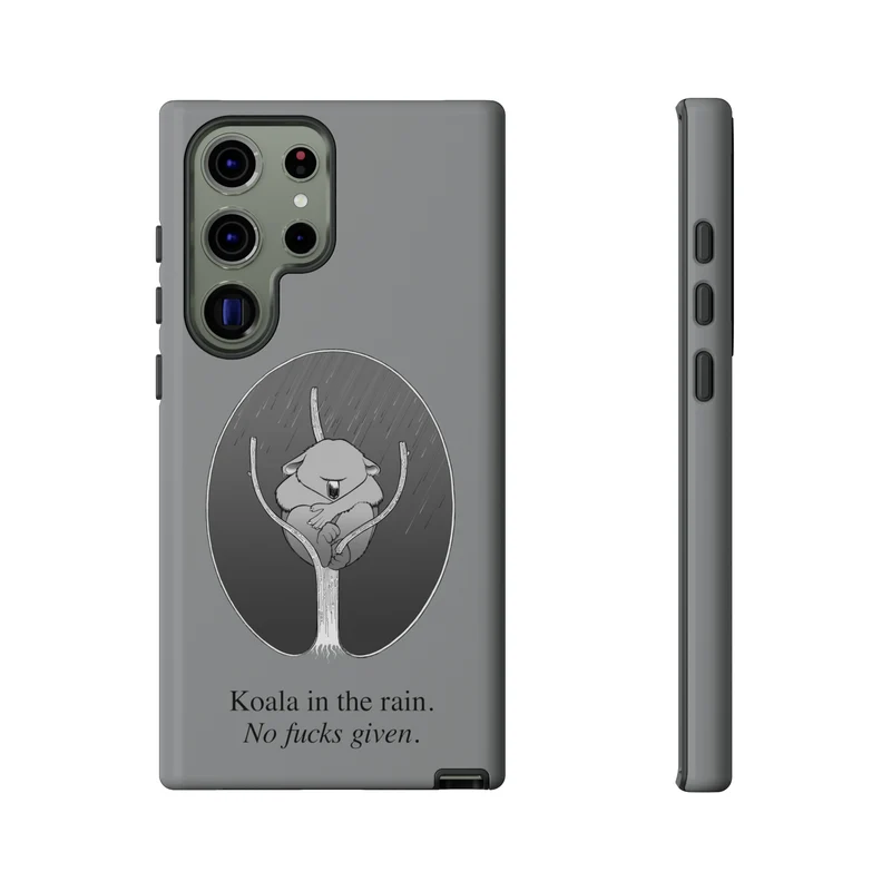 Koala in the Rain Tough Case