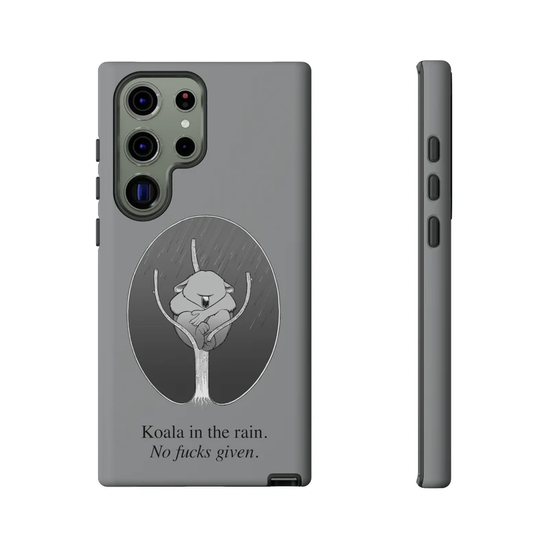 Koala in the Rain Tough Case