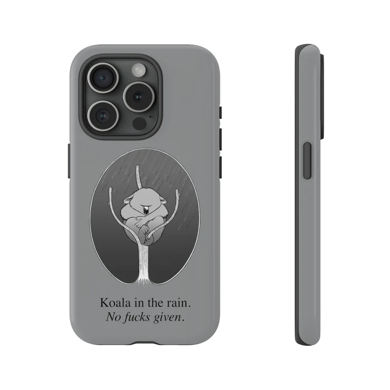 Koala in the Rain Tough Case