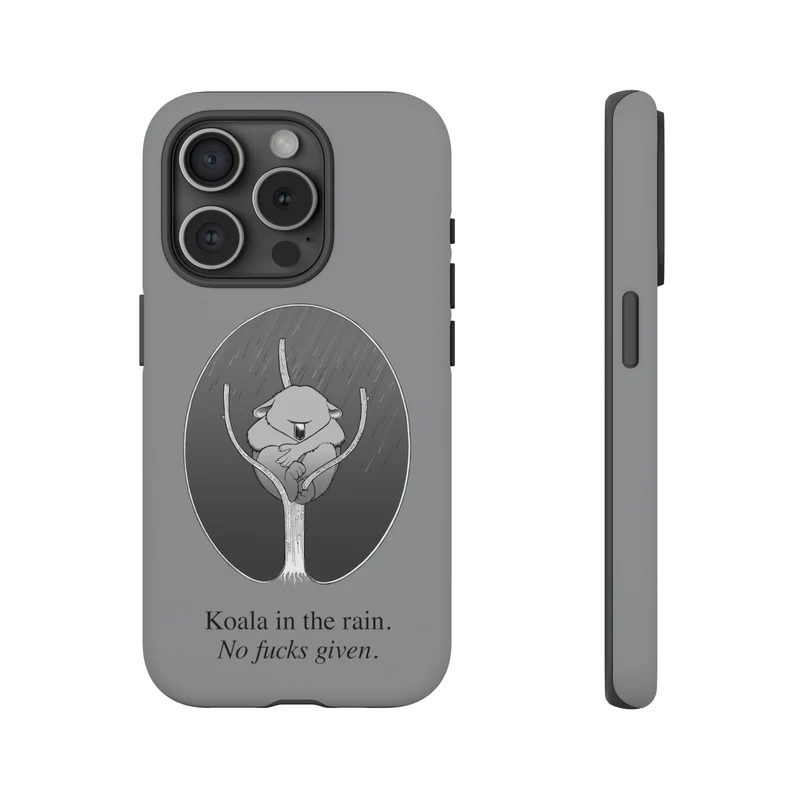 Koala in the Rain Tough Case