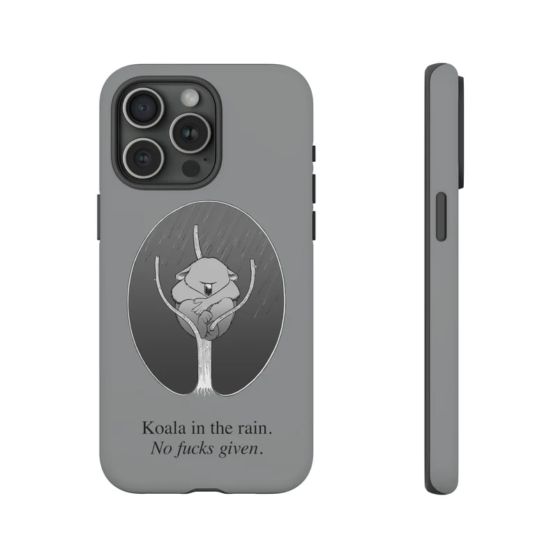 Koala in the Rain Tough Case