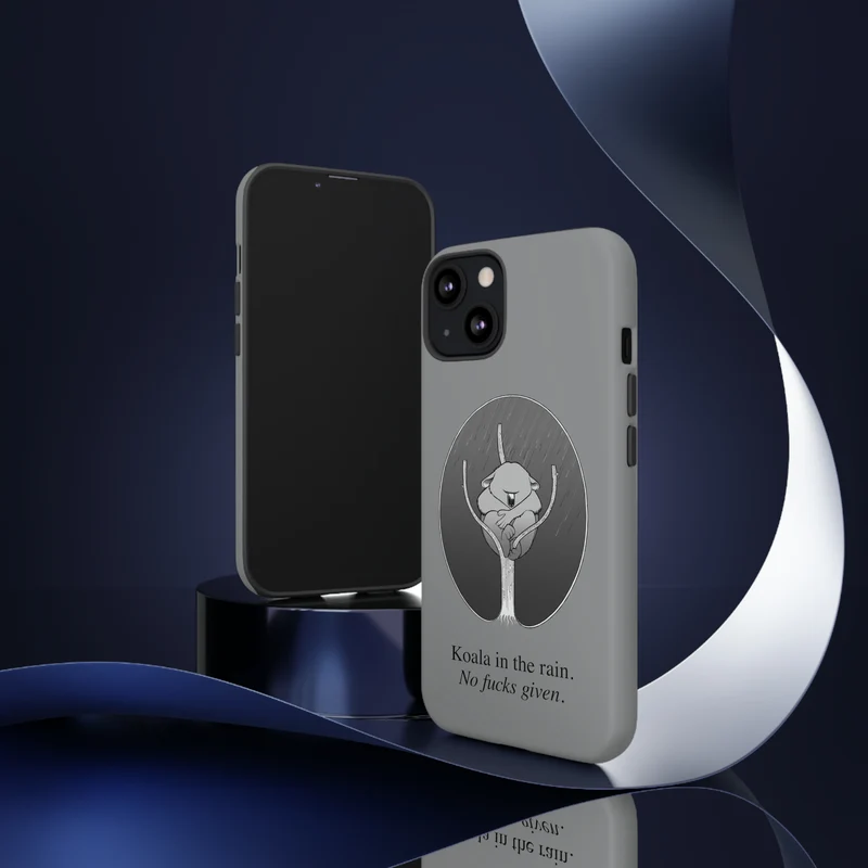 Koala in the Rain Tough Case