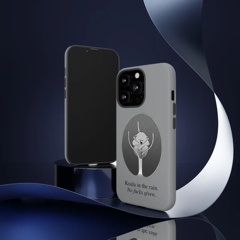 Koala in the Rain Tough Case