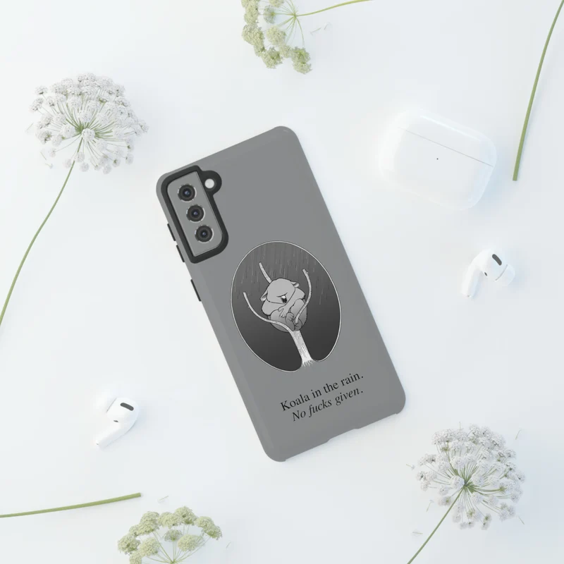 Koala in the Rain Tough Case