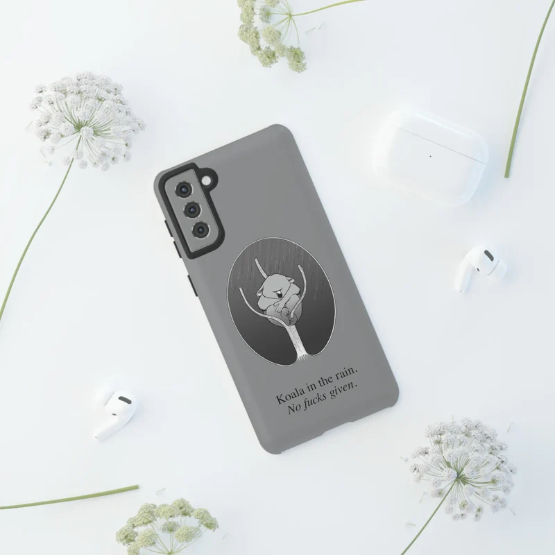 Koala in the Rain Tough Case