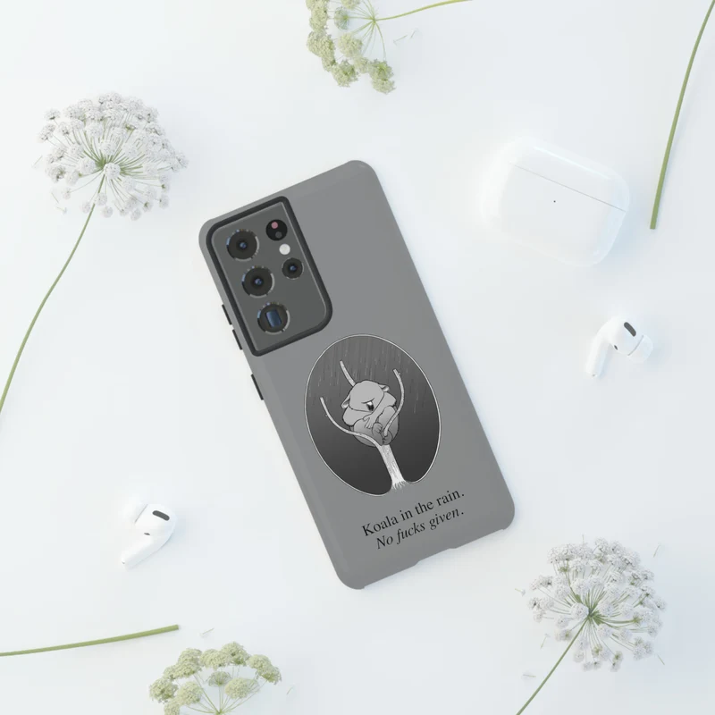 Koala in the Rain Tough Case