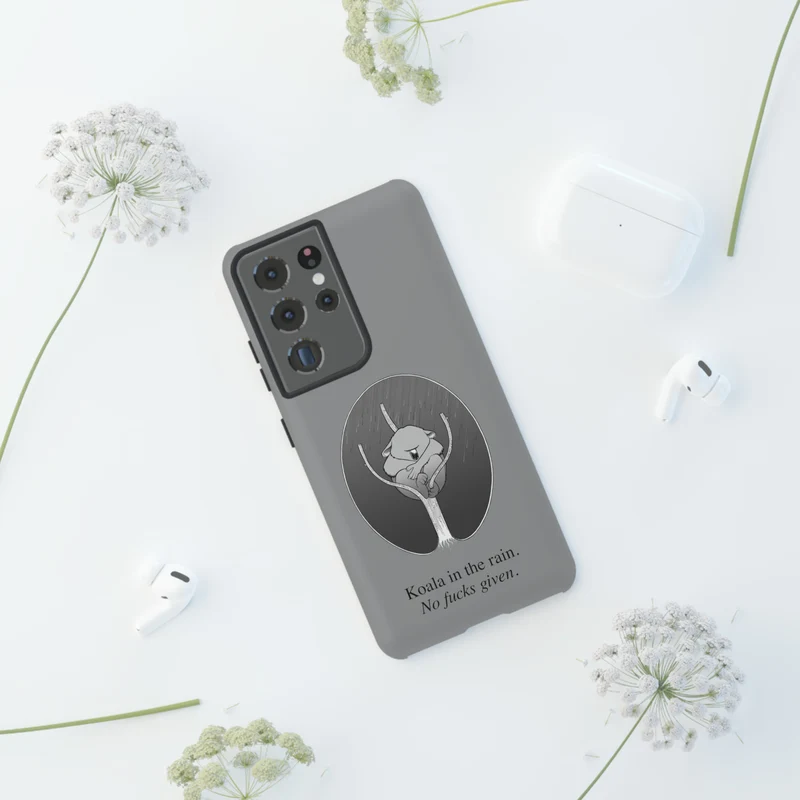 Koala in the Rain Tough Case