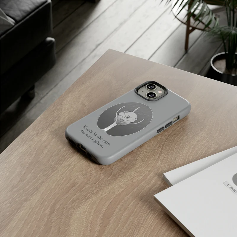 Koala in the Rain Tough Case