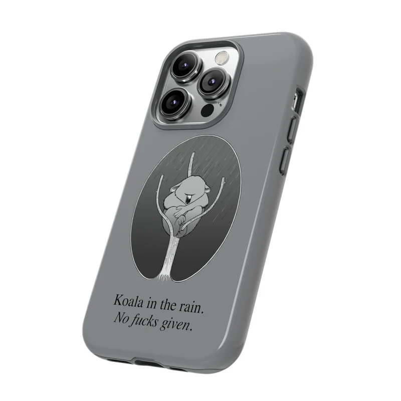 Koala in the Rain Tough Case