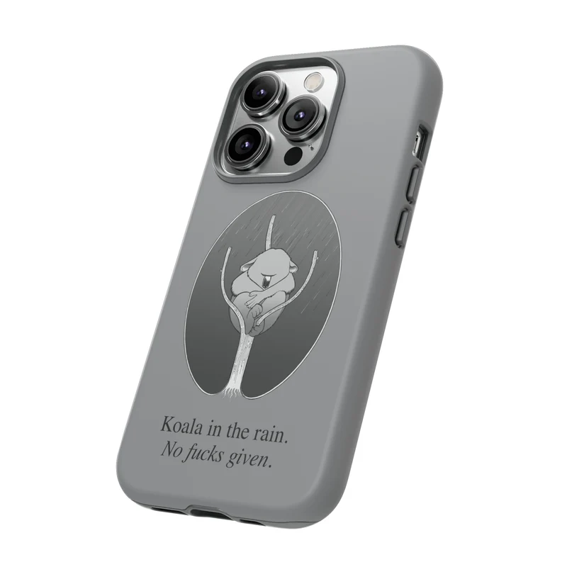 Koala in the Rain Tough Case