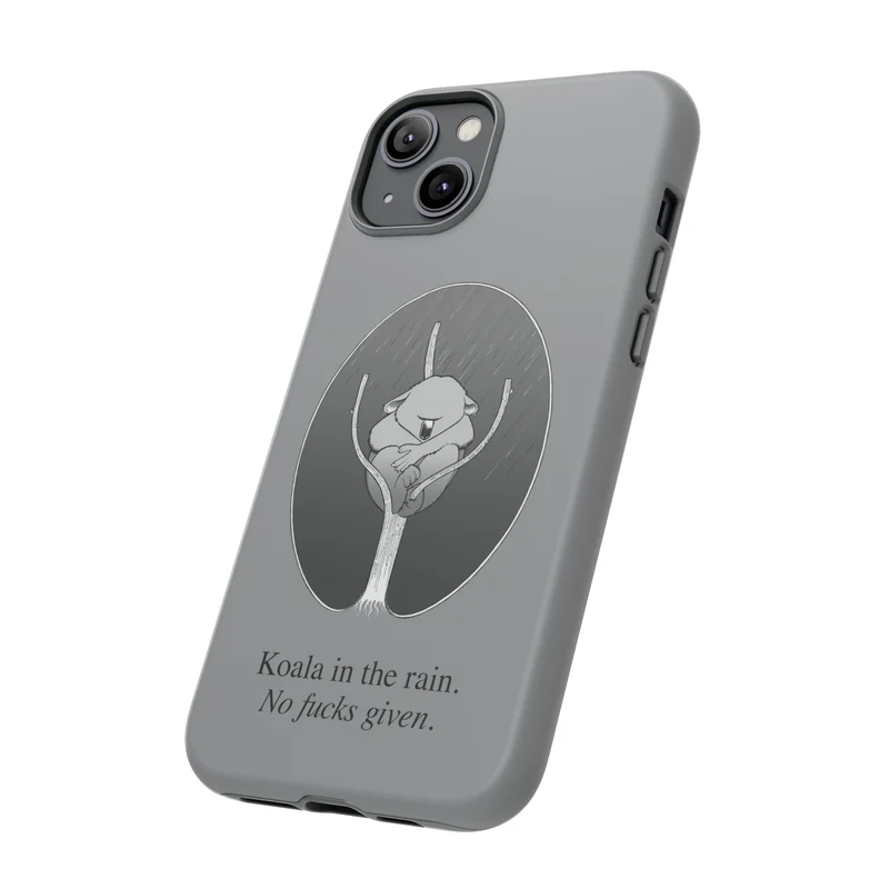 Koala in the Rain Tough Case