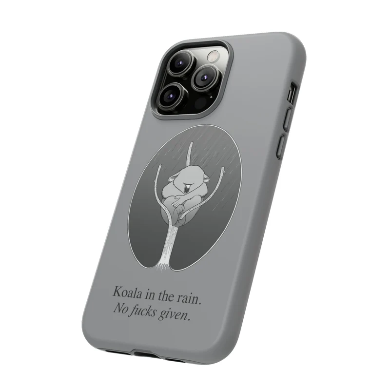 Koala in the Rain Tough Case
