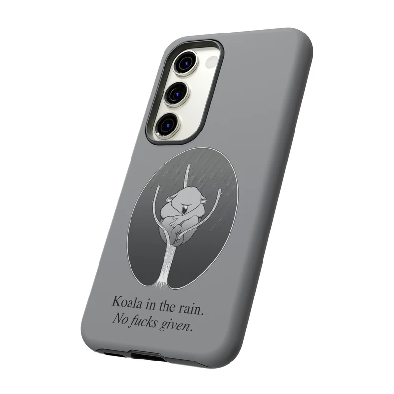 Koala in the Rain Tough Case
