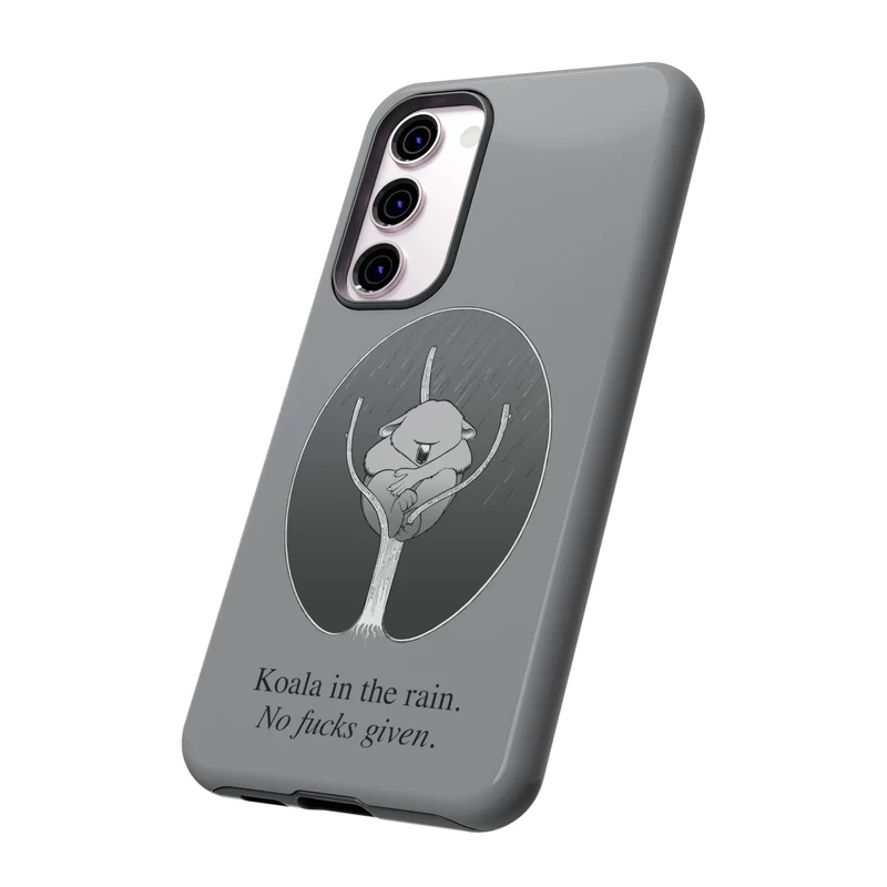 Koala in the Rain Tough Case
