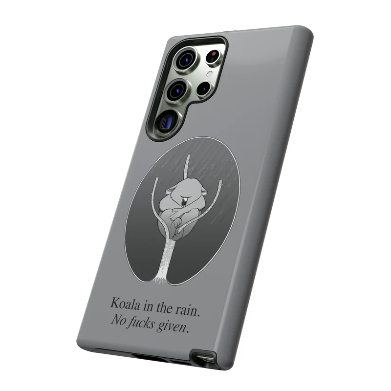 Koala in the Rain Tough Case