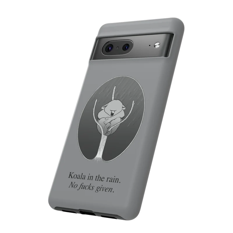 Koala in the Rain Tough Case