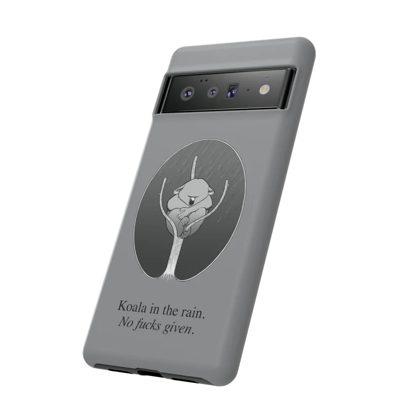 Koala in the Rain Tough Case