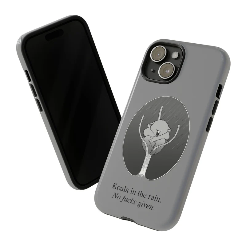Koala in the Rain Tough Case