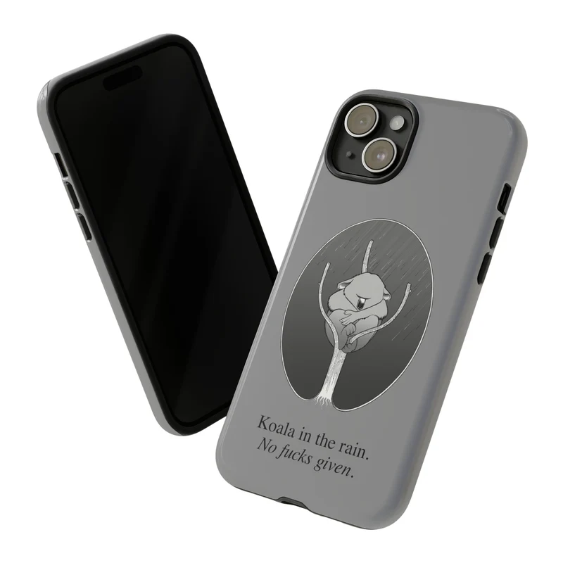 Koala in the Rain Tough Case
