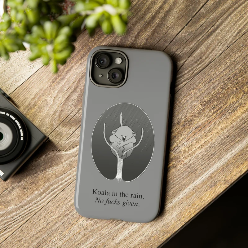 Koala in the Rain Tough Case