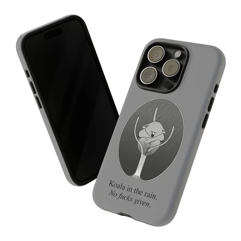 Koala in the Rain Tough Case