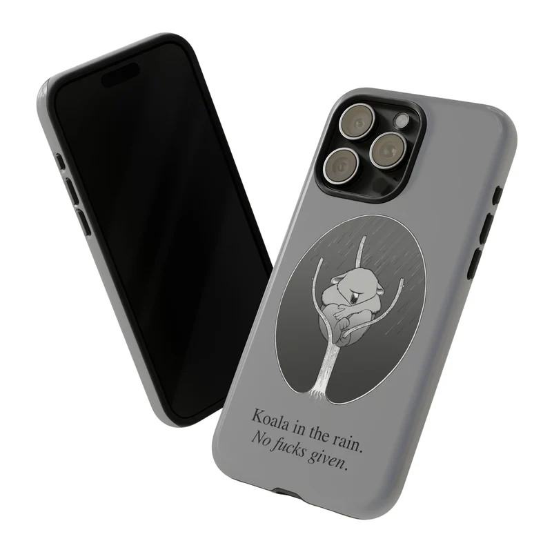 Koala in the Rain Tough Case