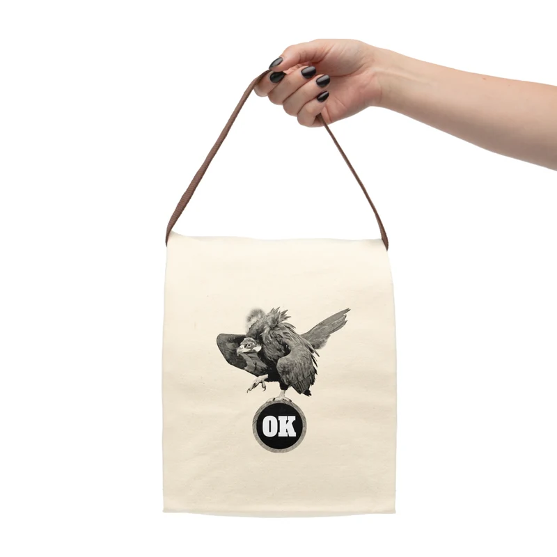 Creepy Dave Canvas Lunch Bag