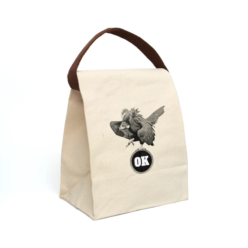 Creepy Dave Canvas Lunch Bag