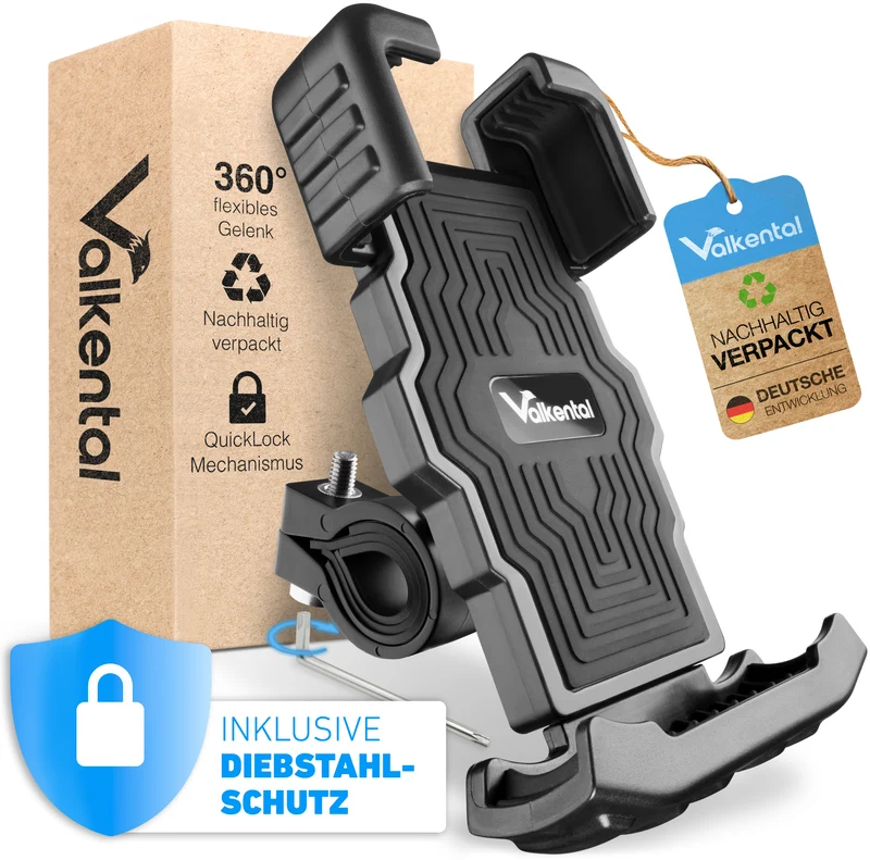 PhoneFix - support de téléphone portable pour vélo à fixer sur le guidon