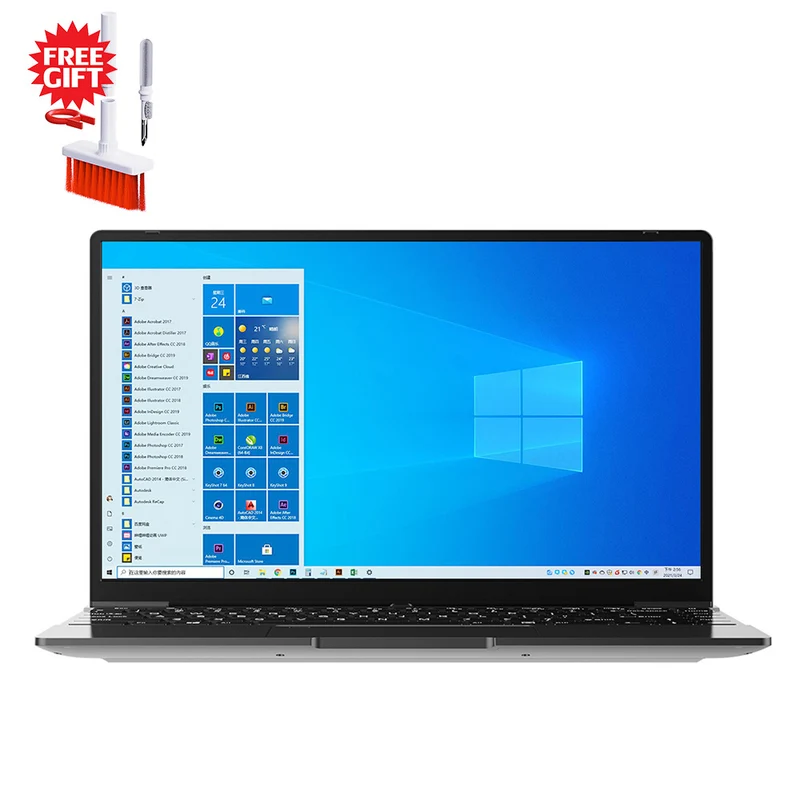 (Free Gift 5 in 1 Cleaner Kit) ALLDOCUBE GT BOOK Laptop, 14.1 inch FHD 1920x1080, Intel Celeron N5100 Quad Core 2.8GHz, 12GB DDR4 512GB SSD, Wi-Fi 6 BT5.1, USB Type-C Micro SD, Backlit Keyboard, 5000mAh 36W PD Fast Charging Windows 11 Home - EU Plug