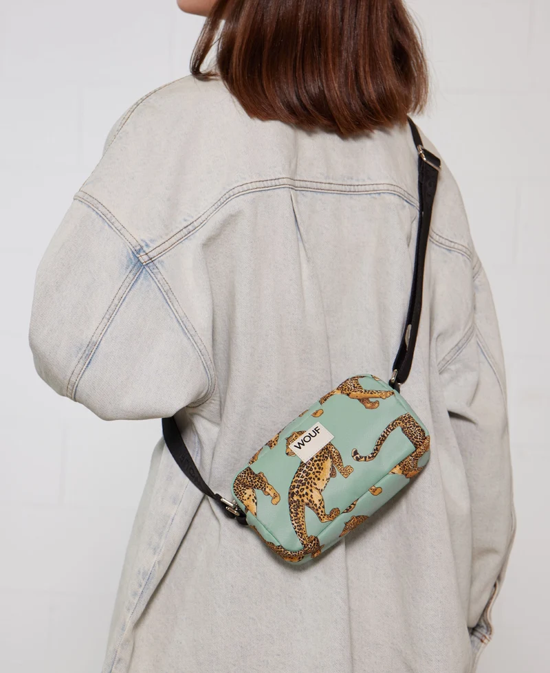 Emerald Leopard Mini Bag