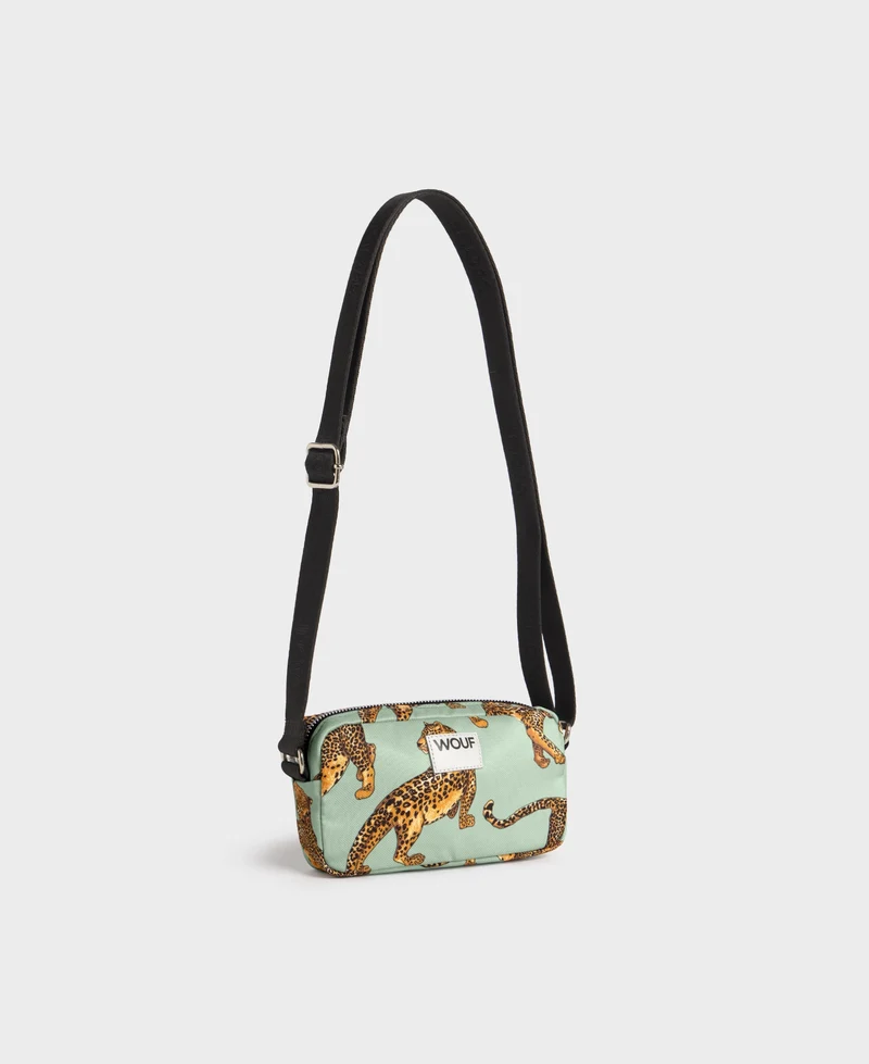 Emerald Leopard Mini Bag