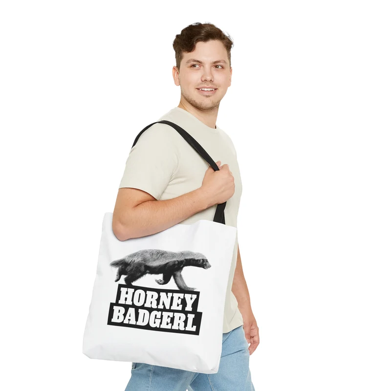 Horney Badgerl Tote Bag