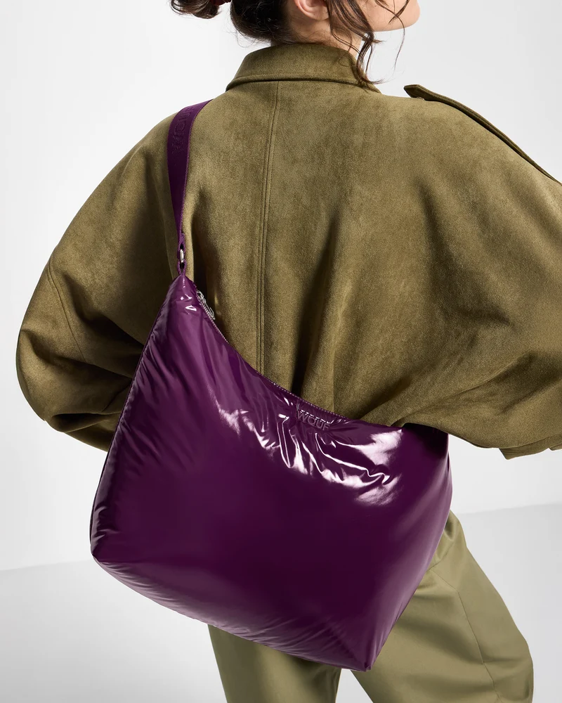 Plum Hobo Bag