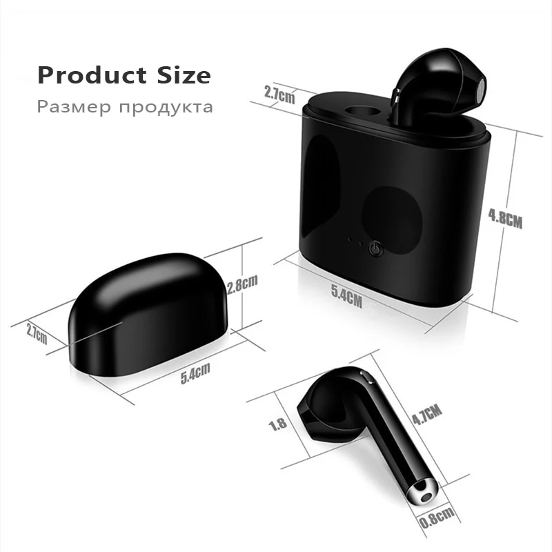 I7s TWS Bluetooth Stereo Earbuds