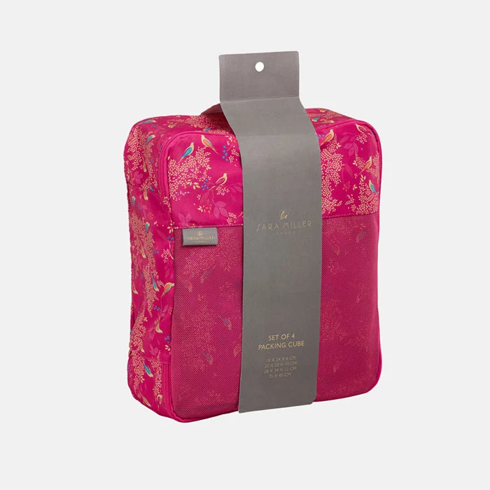 Pink Birds Set of Packing Cubes