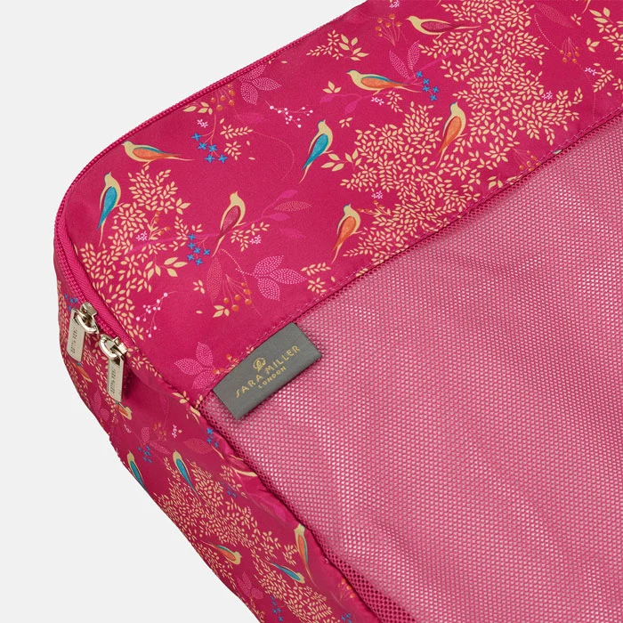 Pink Birds Set of Packing Cubes