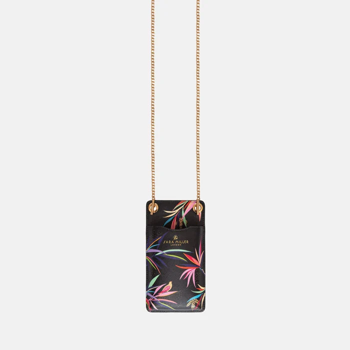 Black Bamboo Phone Pouch